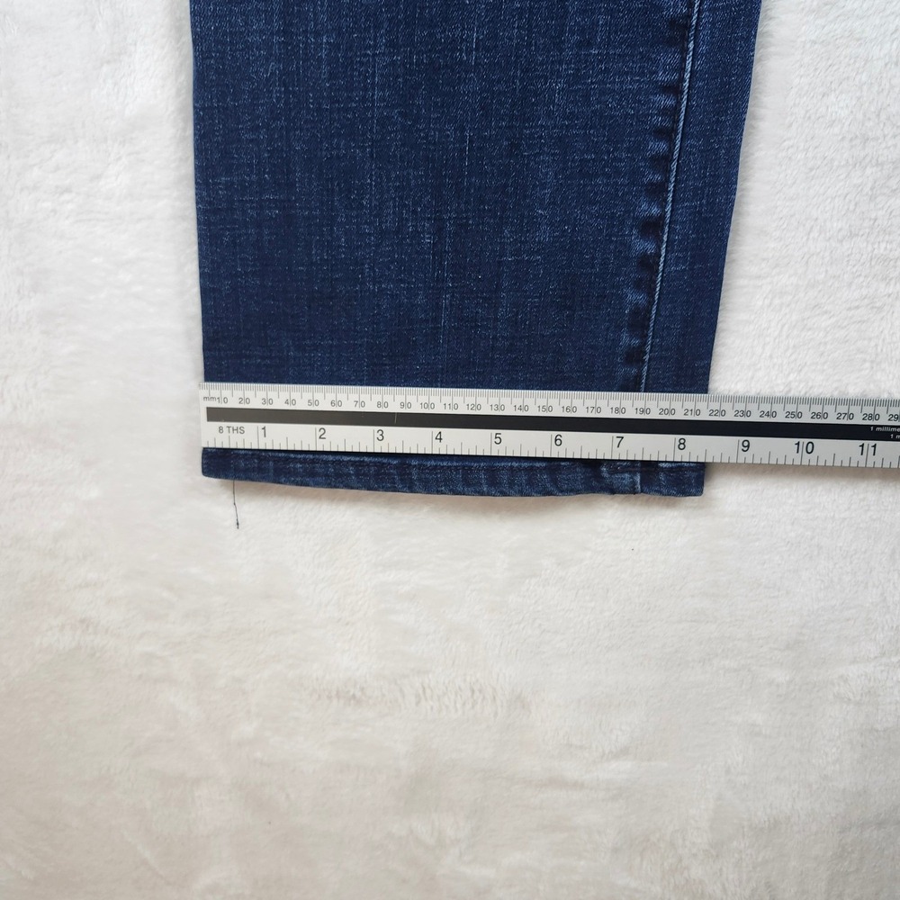 True Religion Becca Bootcut Jeans Womens 30 Blue Excellent Mid Rise Dark Wash - Picture 7 of 15